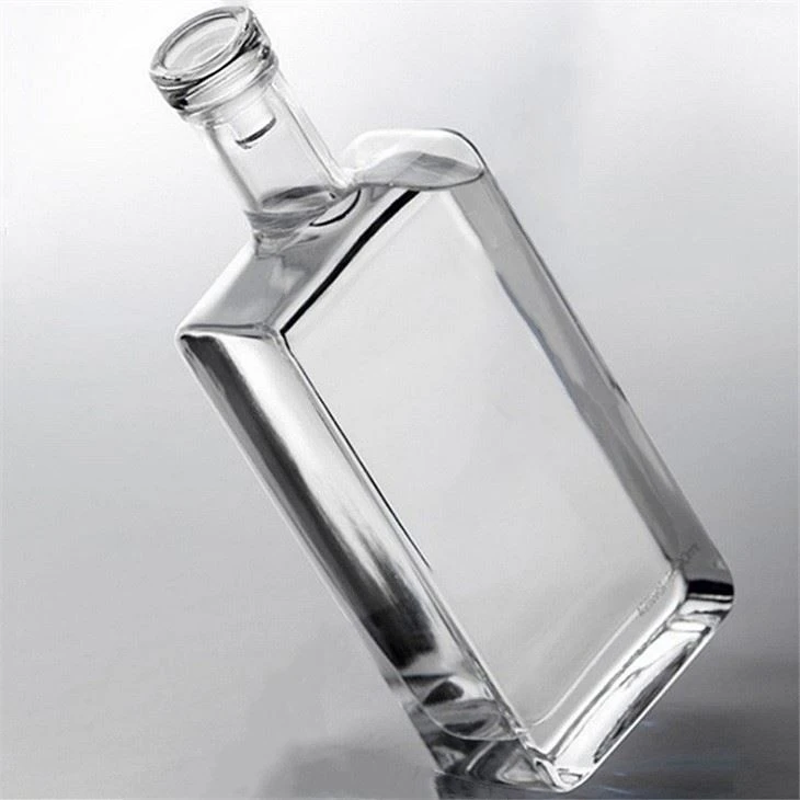 Square Glass Liquor Bottle